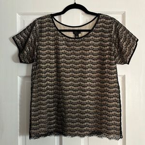 J.Crew lace blouse - size S